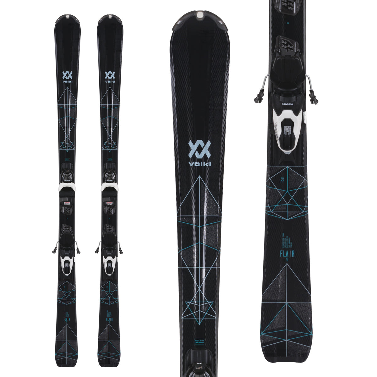 Völkl Flair 73 Skis + vMotion1 10 GW Bindings - Women's 2019