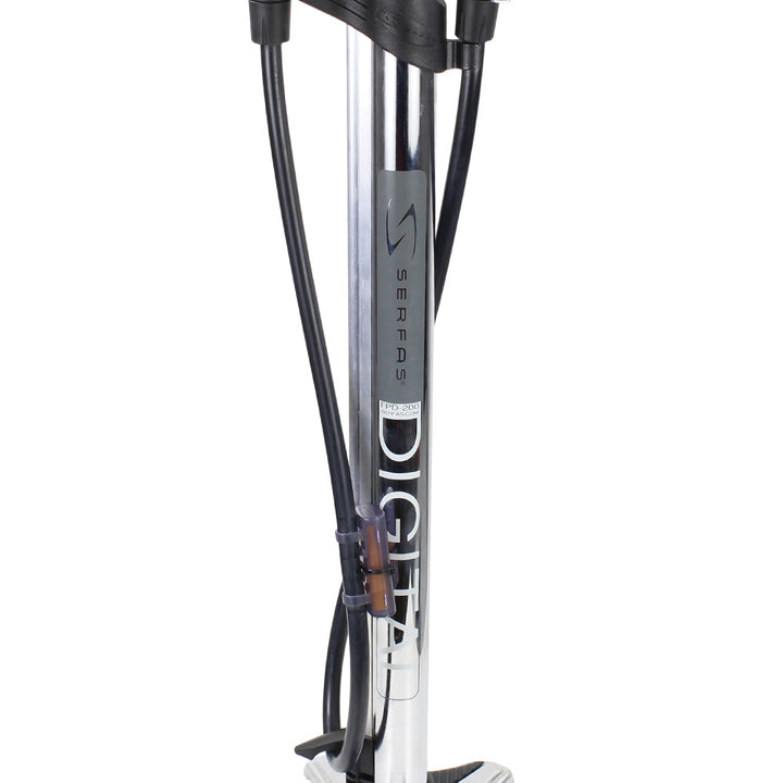 Serfas FPD-200 Digital Floor Pump Chrome