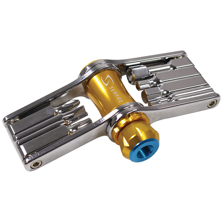 Serfas ST-11i 11 Function CO2 Inflator Multitool Chrome