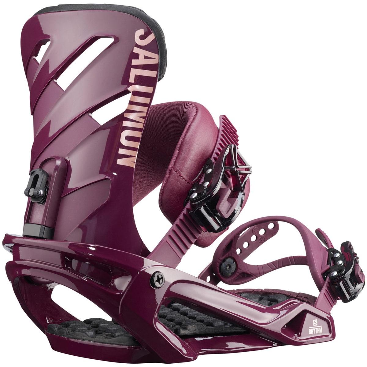 Salomon Rhythm Snowboard Bindings 2019 Burgundy