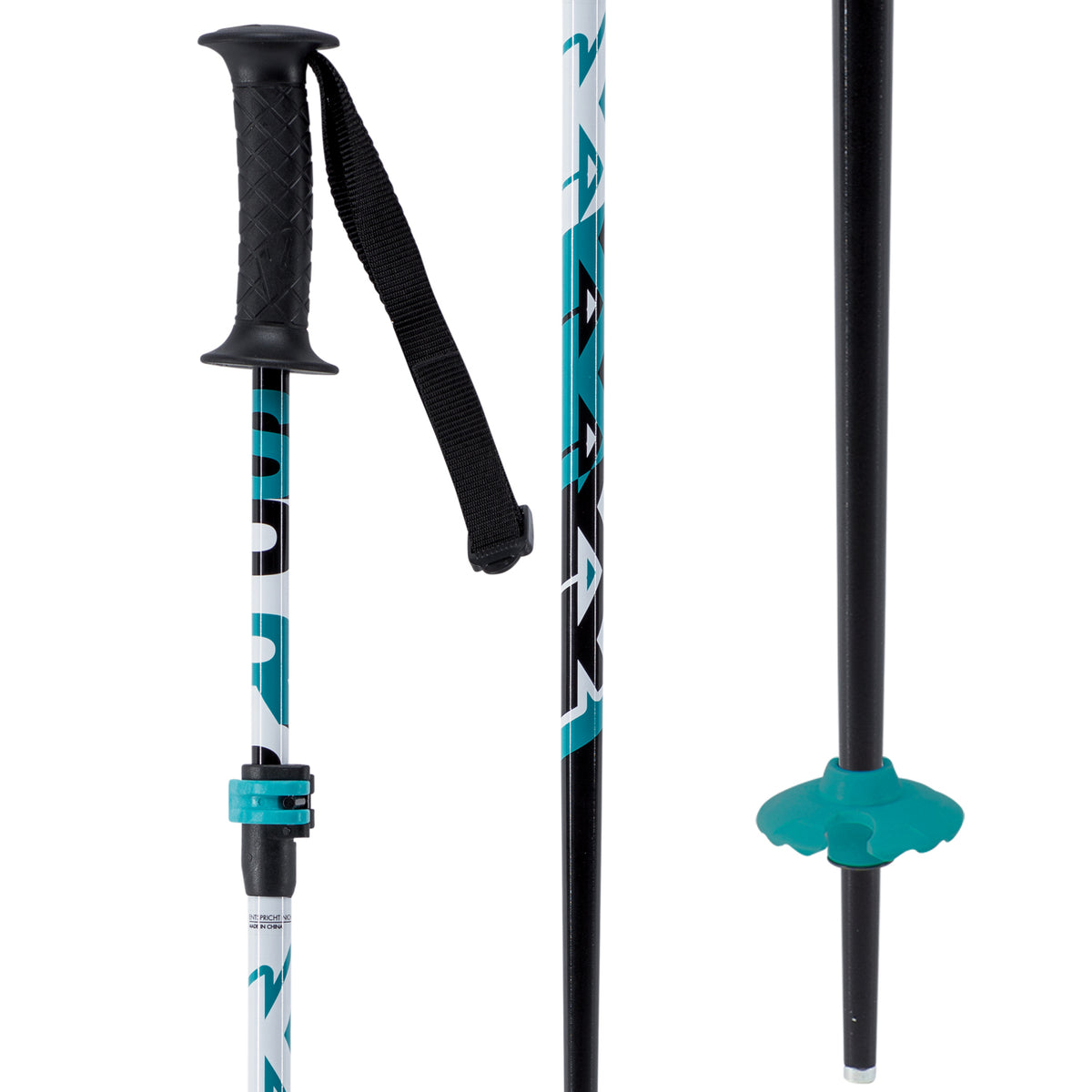 K2 Sprout Adjustable Ski Poles - Big Boys' 2020 Green