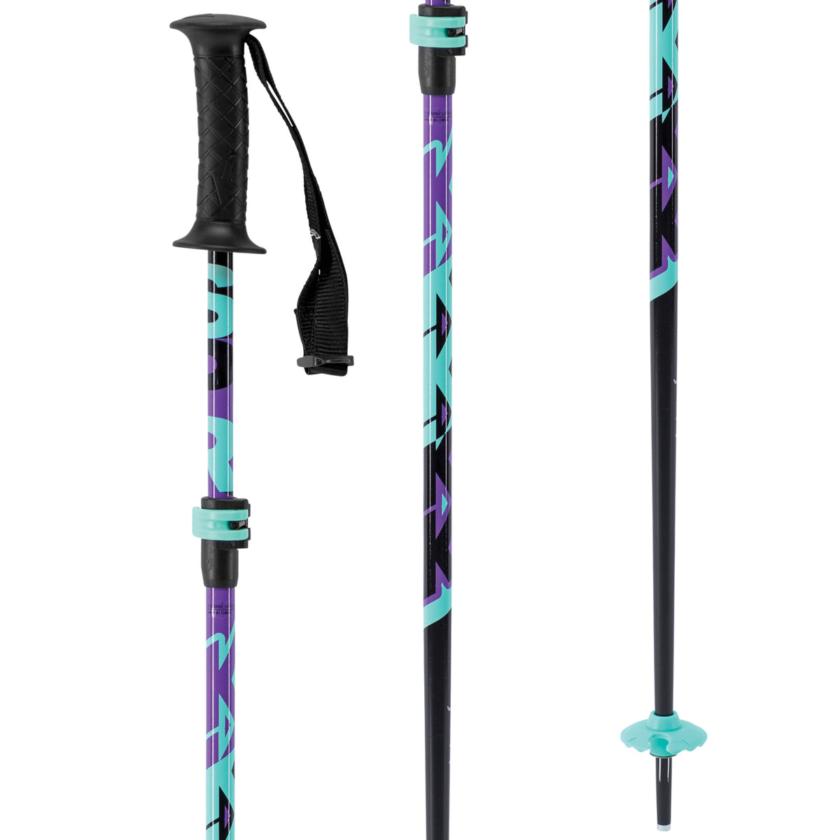 K2 Sprout Adjustable Ski Poles - Big Girls' 2020 Teal