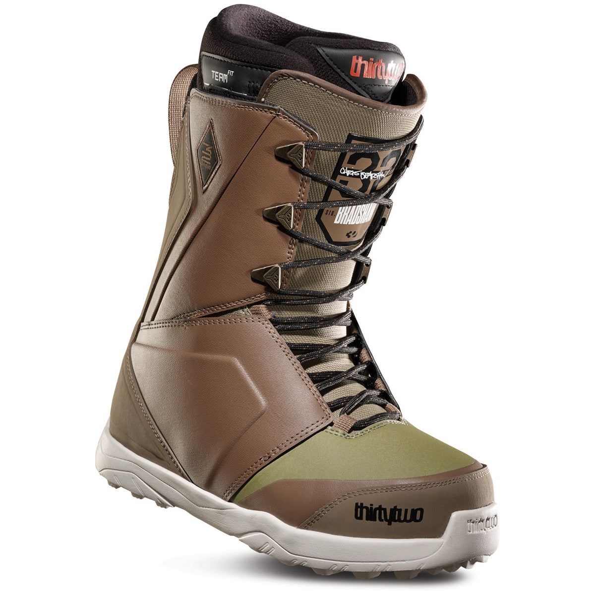 thirtytwo Lashed Bradshaw Snowboard Boots 2019 Brown/Green