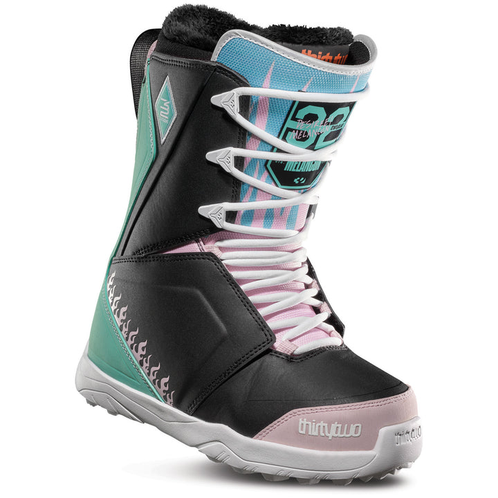 thirtytwo Lashed Melancon Snowboard Boots - Women's 2019 Black/Pink/Green