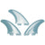 FCS II Carver Glass Flex Large Tri Fin Set