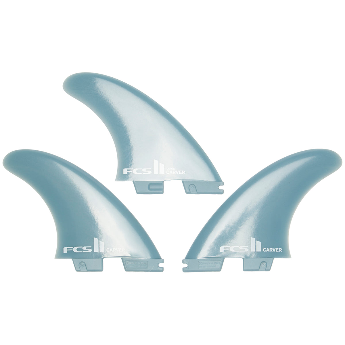 FCS II Carver Glass Flex Large Tri Fin Set
