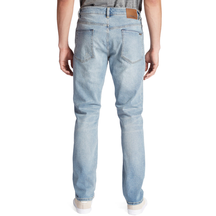 Volcom Kinkade Tapered Jeans Angled Bleach Wash