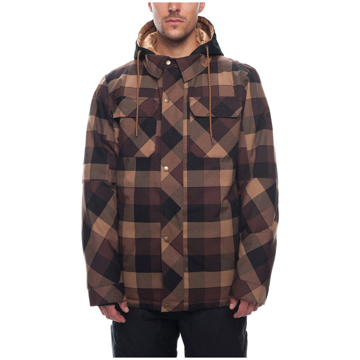 686 Woodland Insulated Jacket Brown Yarn Dye Plaid