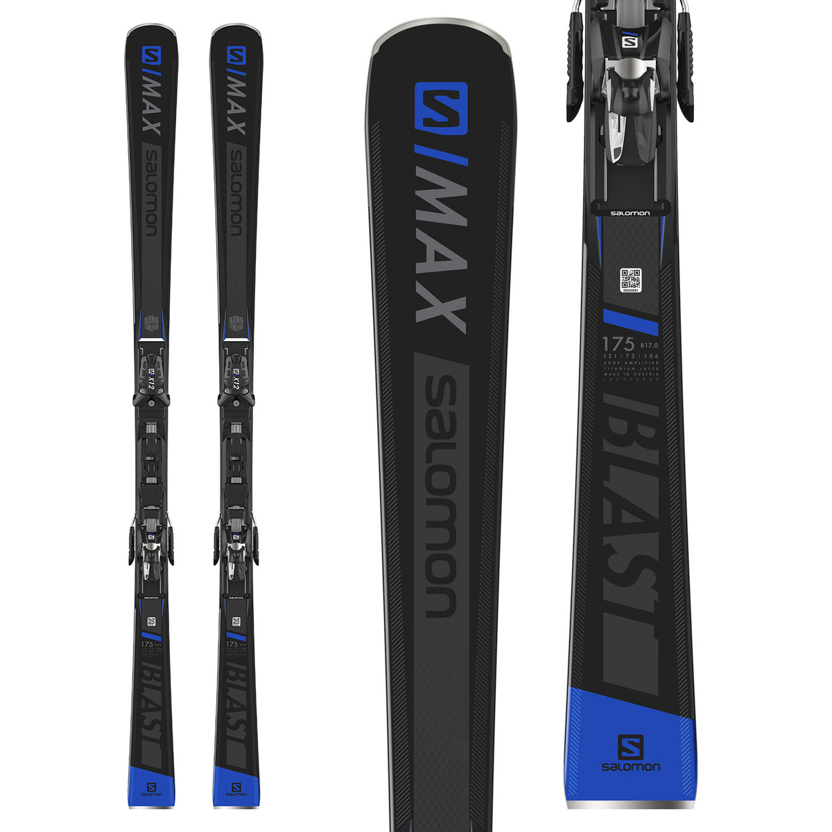 Salomon S/Max Blast Skis + X12 TL Bindings 2019