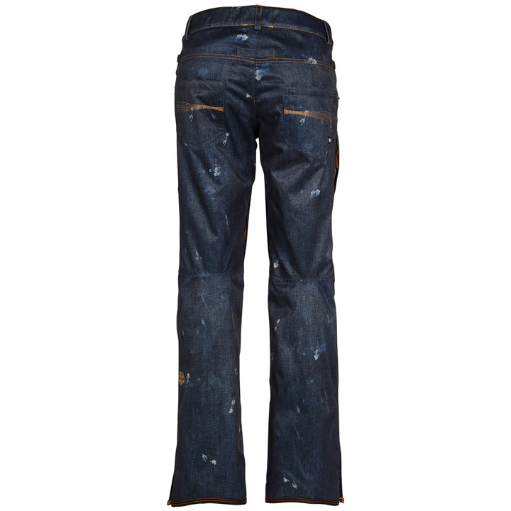 686 Deconstructed Denim Insulated Pants - Women's Darn Denim Sublimation