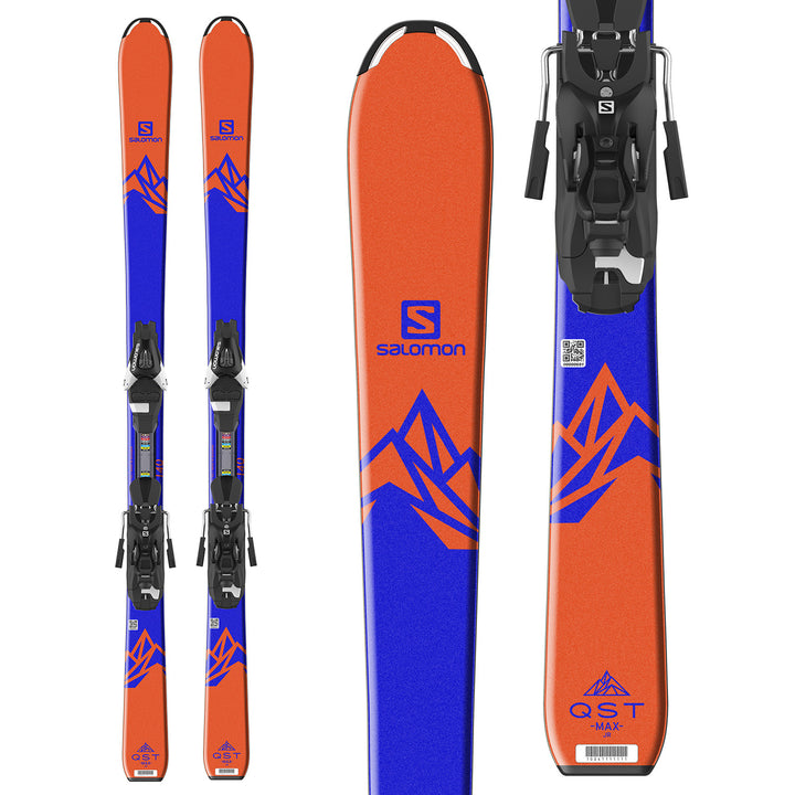 Salomon QST Max Jr M Skis + L7 Bindings - Big Kids' 2019