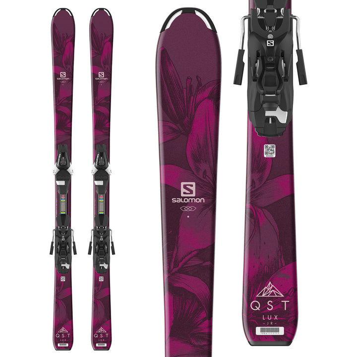 Salomon QST Lux Jr M Skis + L7 Bindings - Big Girls' 2019