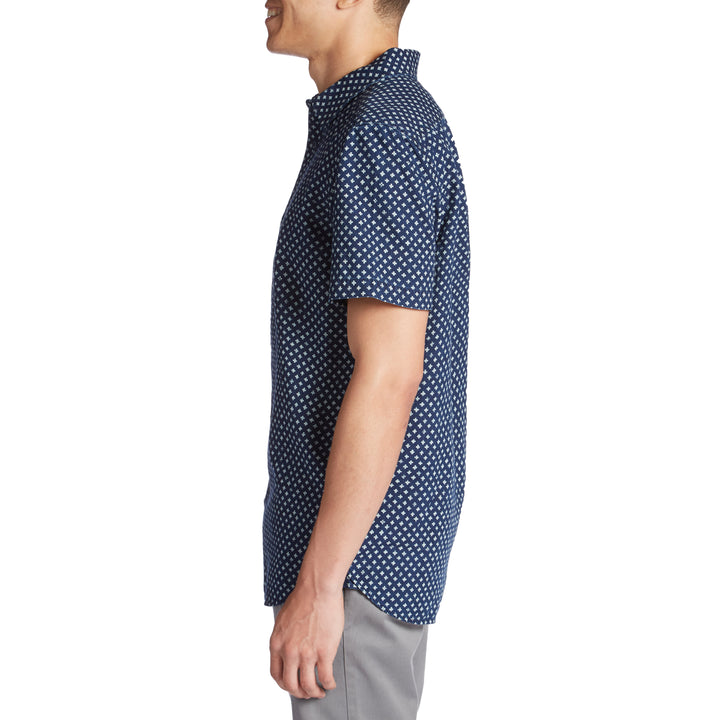 The North Face Bay Trail Short-Sleeve Shirt Urban Navy Print