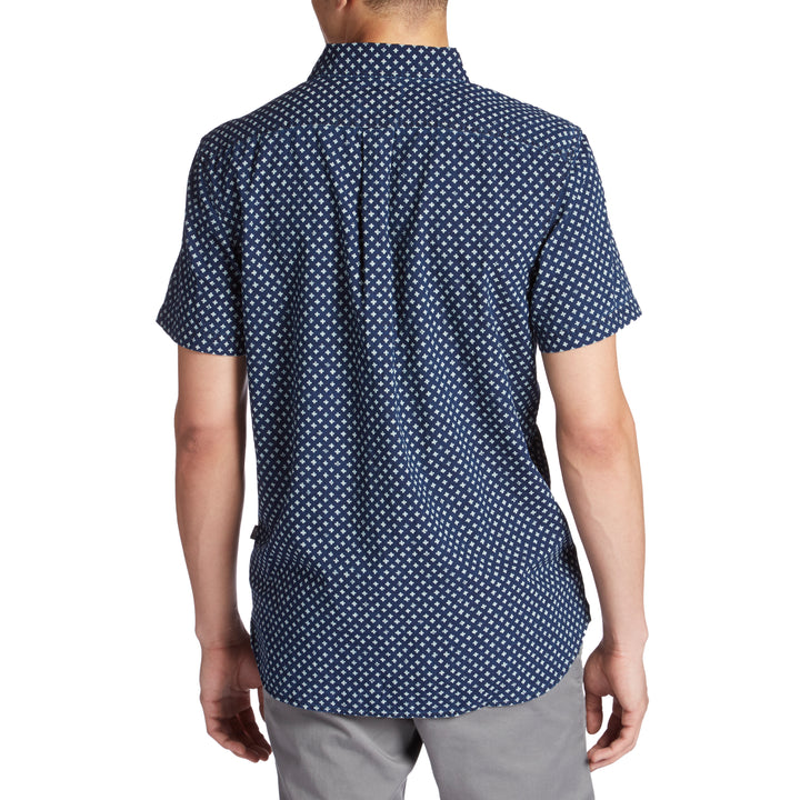 The North Face Bay Trail Short-Sleeve Shirt Urban Navy Print