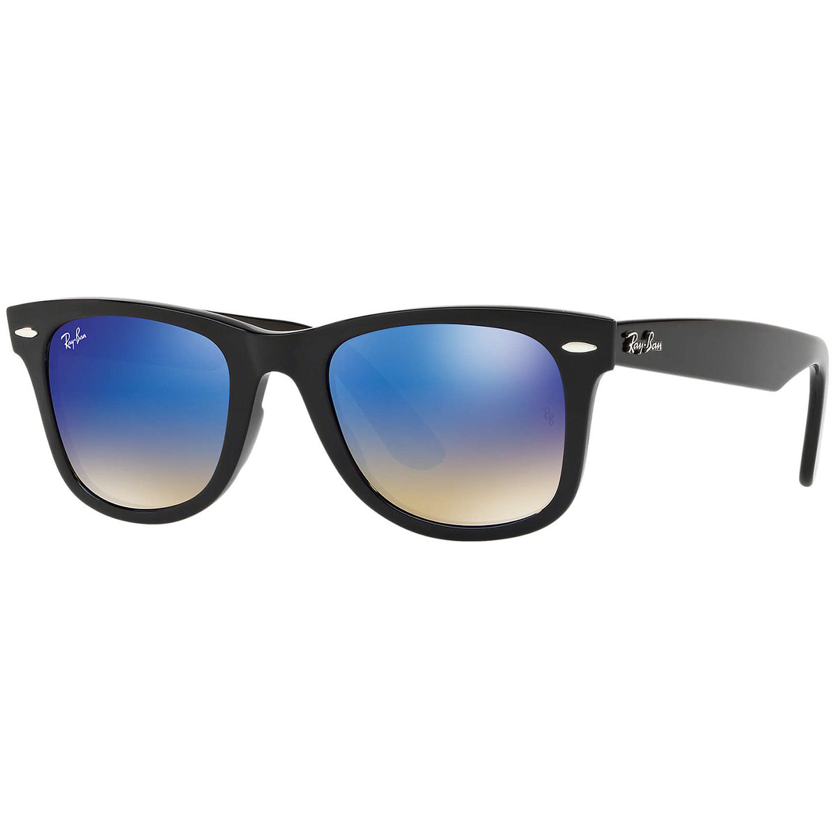 Ray Ban Wayfarer Ease Sunglasses Black/Blue Gradient Flash