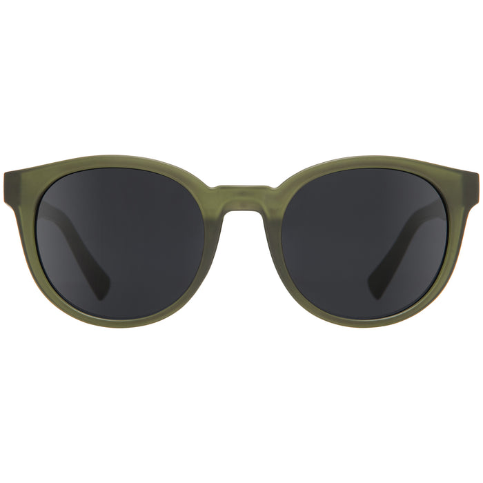 Spy Hi-Fi Sunglasses Matte Translucent Olive/Gray