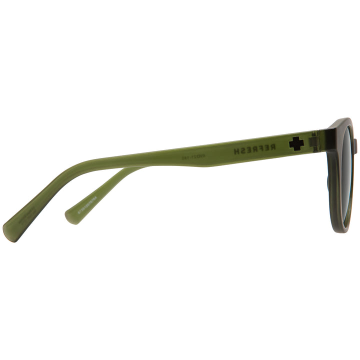 Spy Hi-Fi Sunglasses Matte Translucent Olive/Gray
