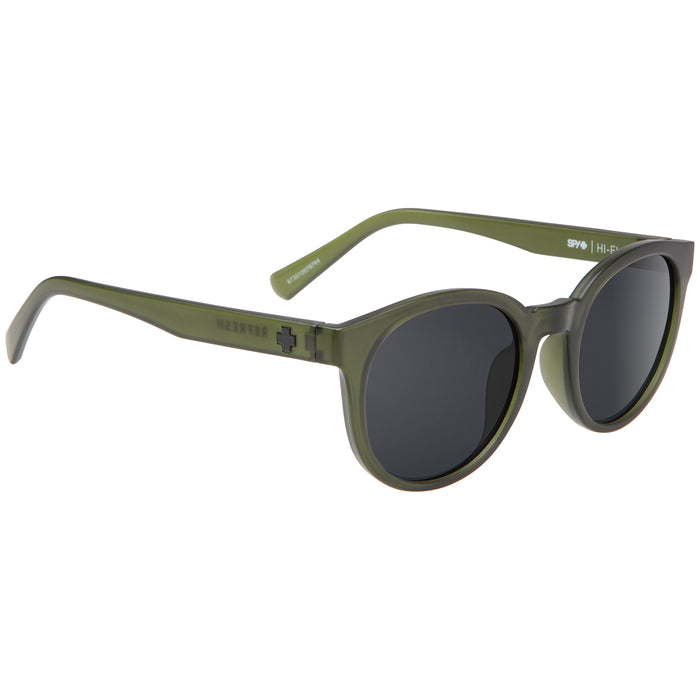 Spy Hi-Fi Sunglasses Matte Translucent Olive/Gray
