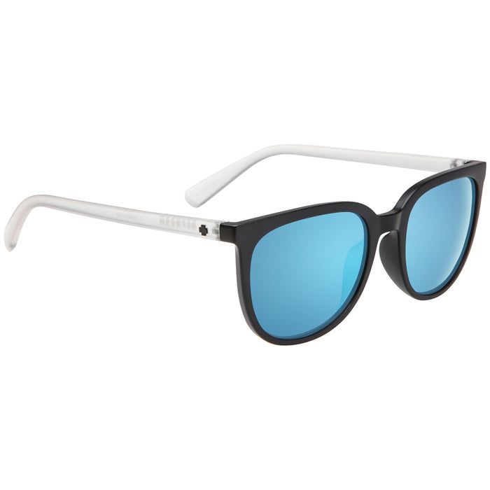 Spy Fizz Sunglasses Matte Black-Matte Crystal/Gray Light Blue Spectra