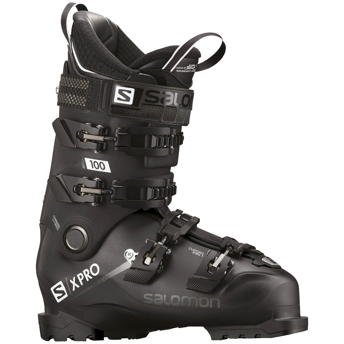 Salomon X Pro 100 Ski Boots 2019 Black/Metallic Black/White
