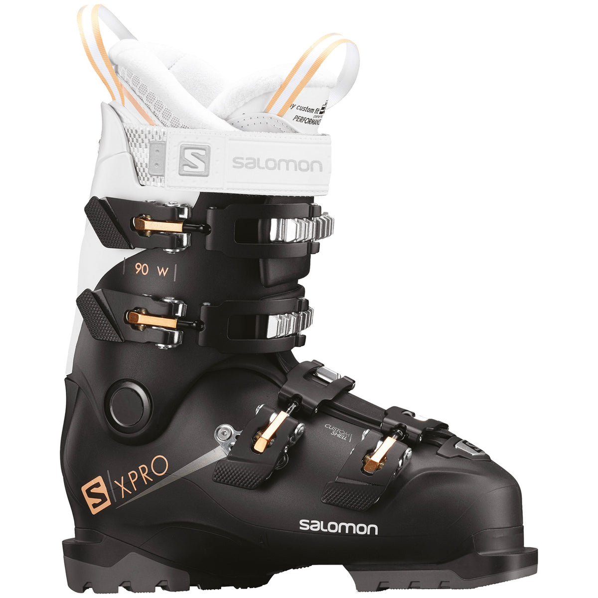 Salomon X Pro 90 W Ski Boots - Women's 2019 Black/White/Corail