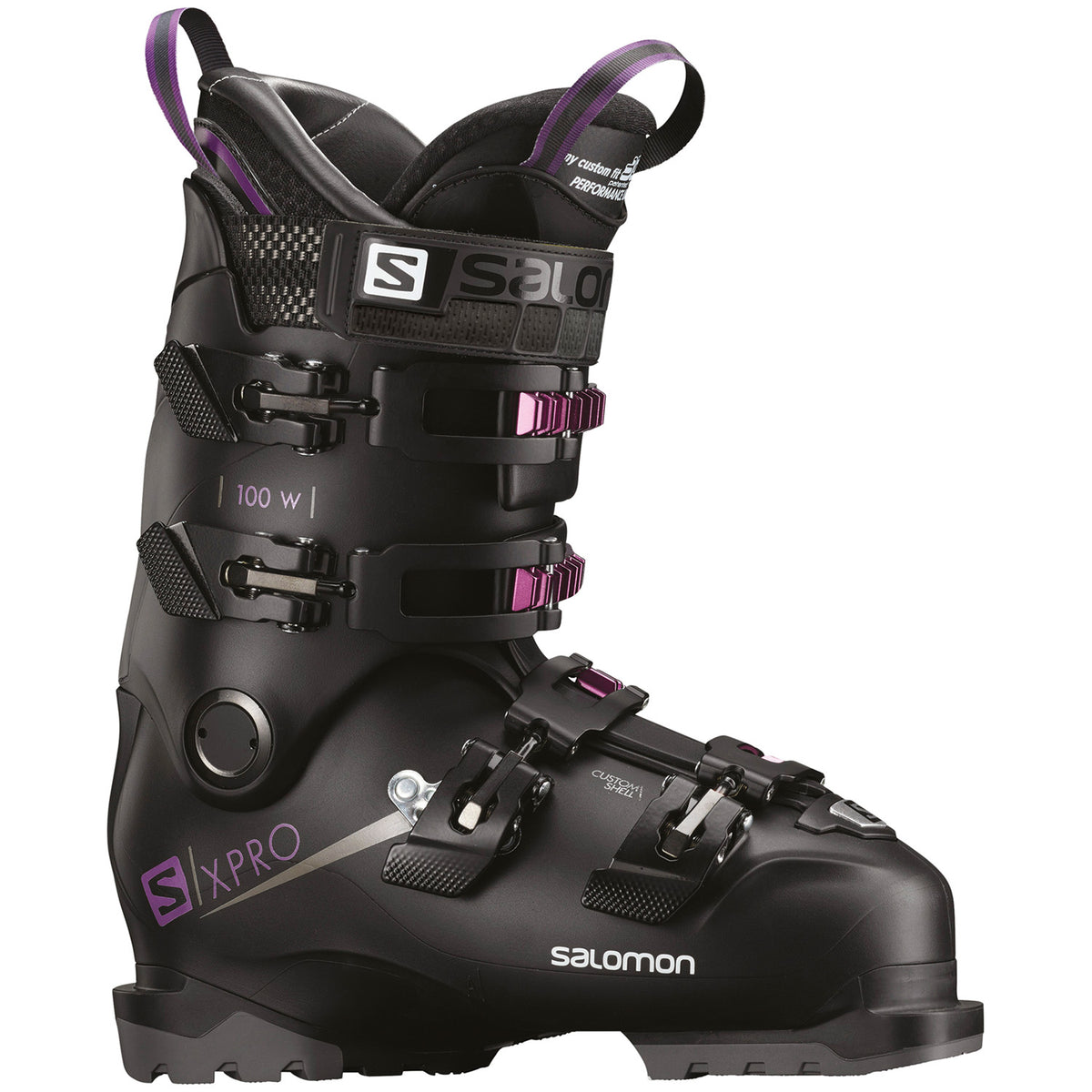 Salomon X Pro 100 W Ski Boots - Women's 2019 Black/Purple