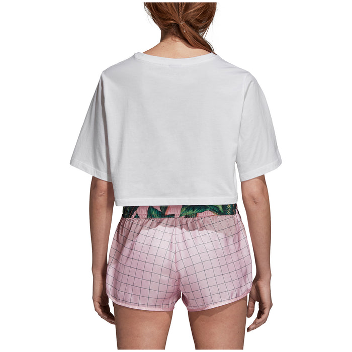 Adidas Crop T-Shirt - Women's White