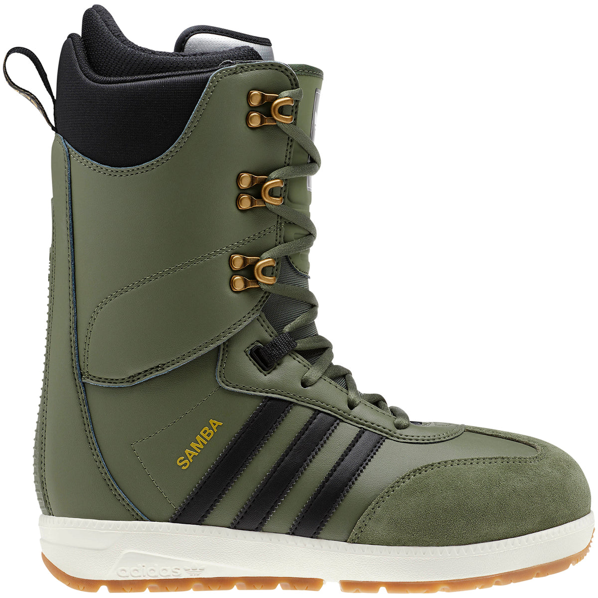 Adidas Samba ADV Snowboard Boots 2019 Base Green/Black/Off White
