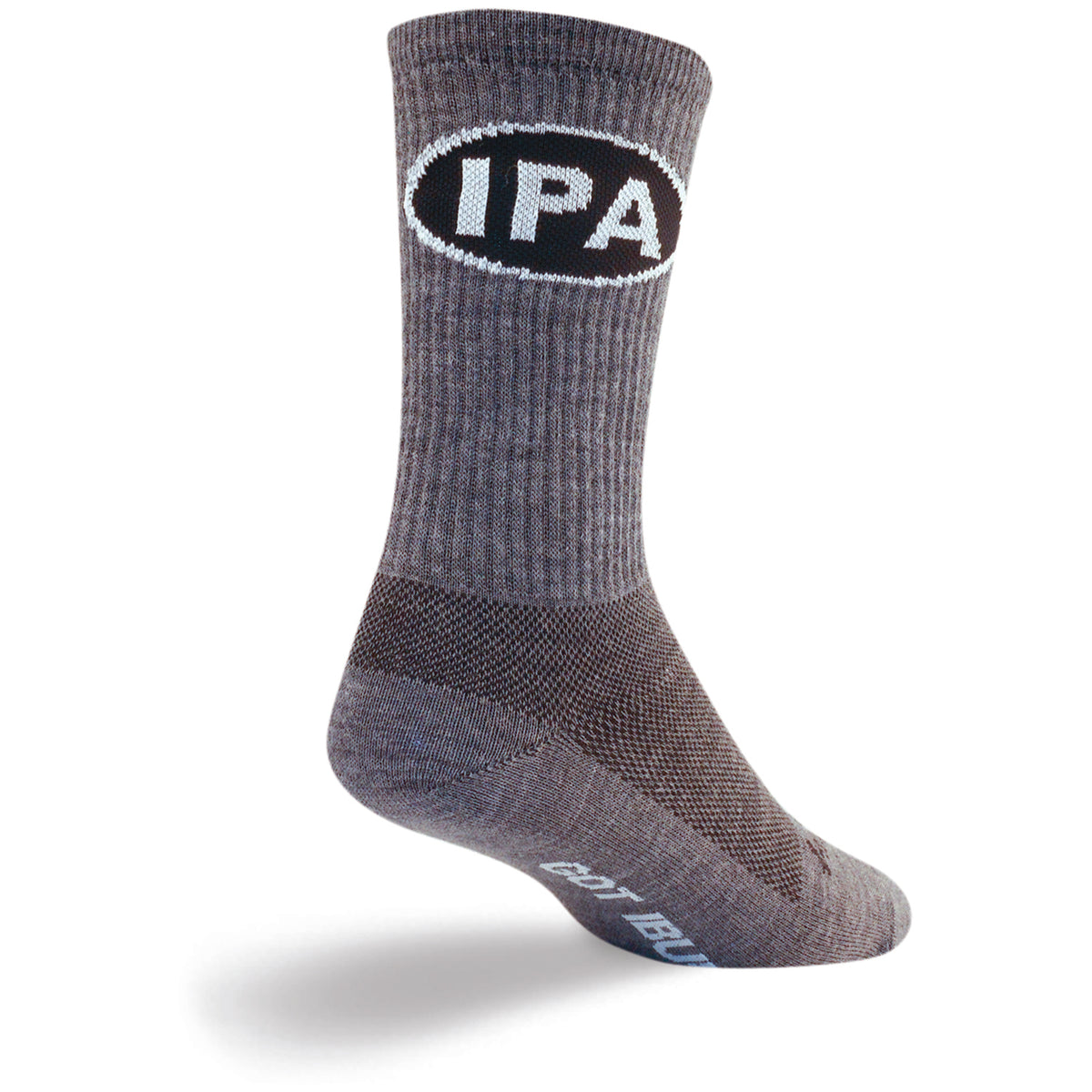 SockGuy IPA Wool Crew Bike Socks
