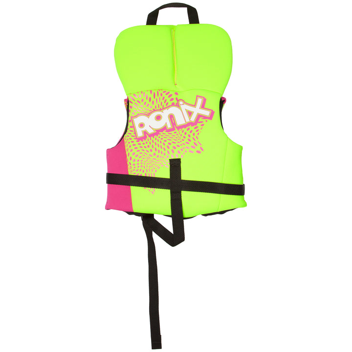 Ronix August Wakeboard Vest - Little Girls' 2018 Pink/Highlighter