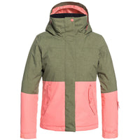Roxy Jetty Block Jacket - Girls' Four Leaf Clover::Four Leaf Clover