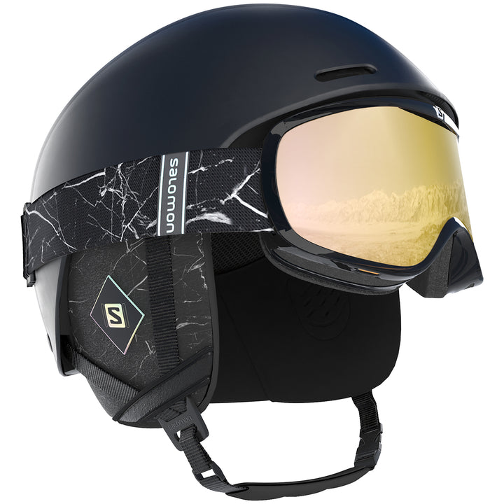 Salomon Spell+ Helmet - Women's Black Marble
