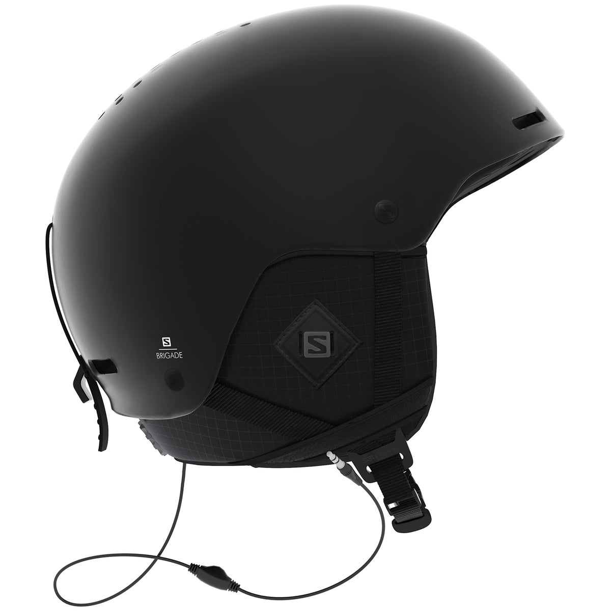 Salomon Brigade+ Audio Helmet All Black