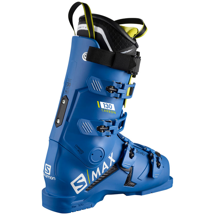 Salomon S/Max 130 Carbon Ski Boots 2020 Race Blue/Acid Green/Black