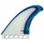 Captain Fin CF Twin Acid Splash Single Tab Twin Fin Set Blue
