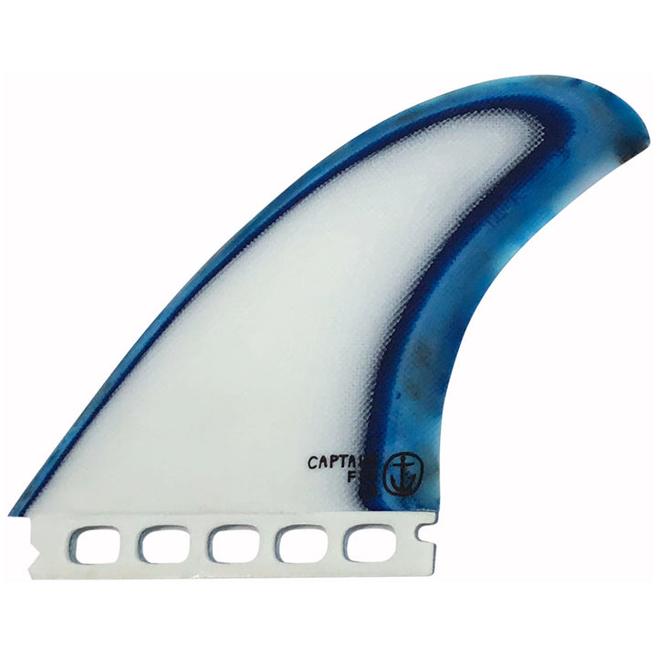 Captain Fin CF Twin Acid Splash Single Tab Twin Fin Set Blue