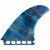 Captain Fin CF Twin Acid Splash Single Tab Twin Fin Set Blue