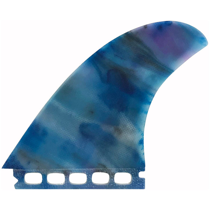 Captain Fin CF Twin Acid Splash Single Tab Twin Fin Set Blue