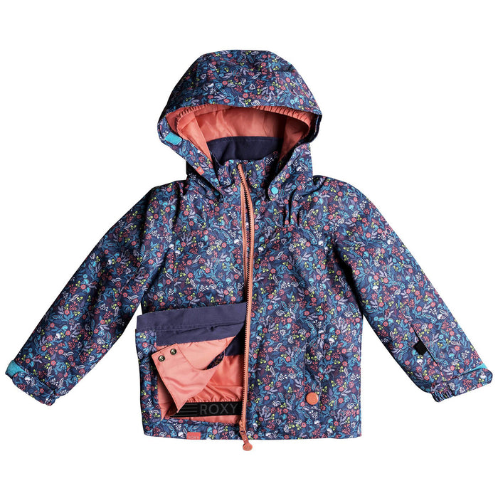 Roxy Mini Jetty Jacket - Little Girls' Bachelor Button Rumba Ditsy