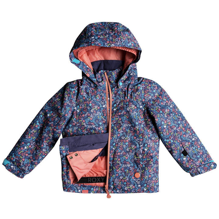 Roxy Mini Jetty Jacket - Little Girls' Bachelor Button Rumba Ditsy