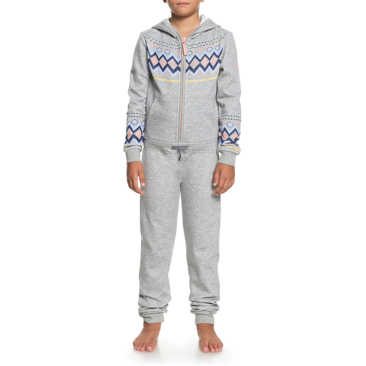 Roxy Cozy Up One-Piece - Girls' Warm Heather Grey
