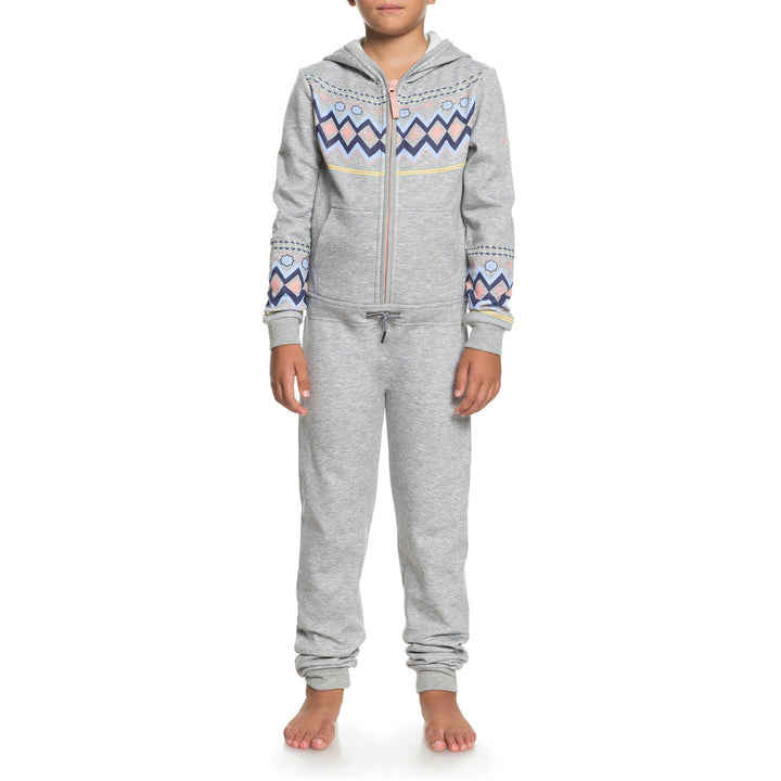 Roxy Cozy Up One-Piece - Girls' Warm Heather Grey