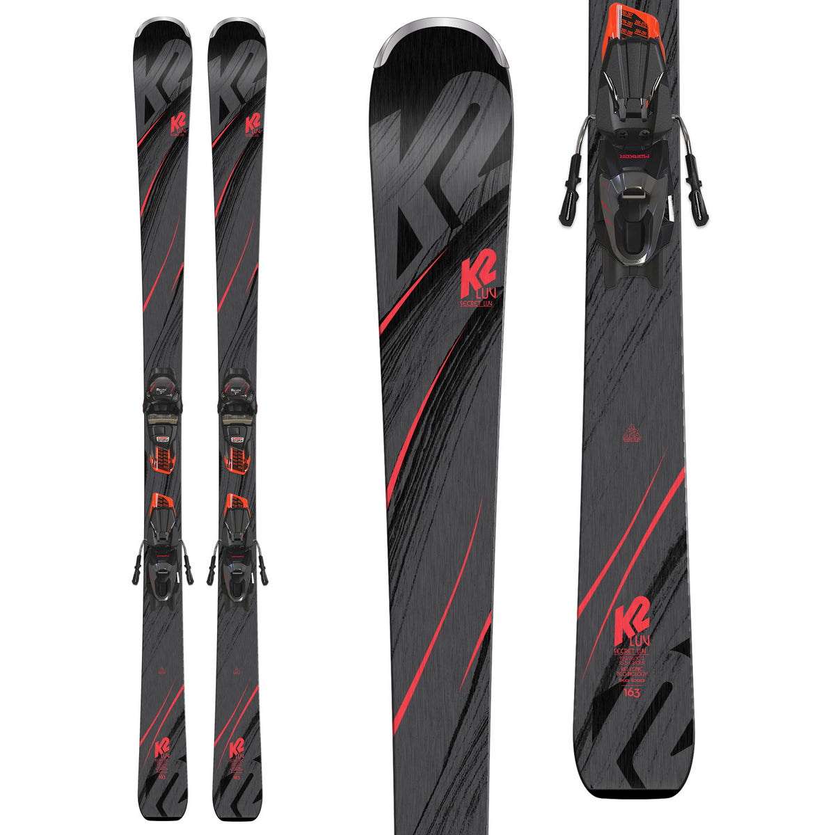 K2 Secret Luv Skis + ER3 10 Compact Bindings - Women's 2019