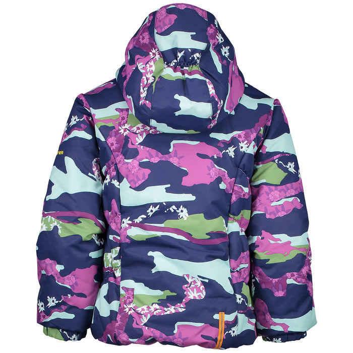 Obermeyer Cakewalk Jacket - Little Girls' Camo-Girl Purples Print