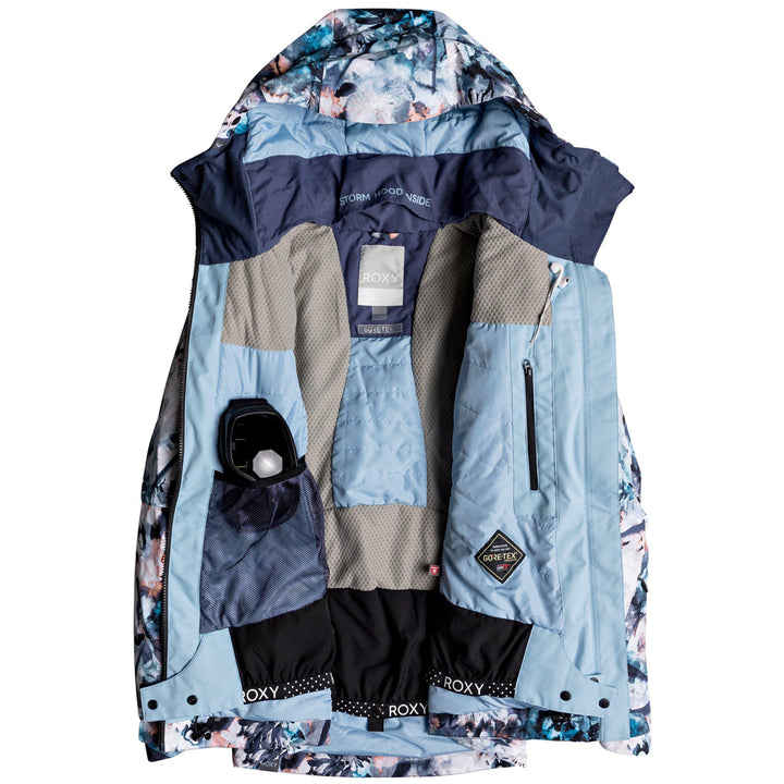 Roxy Essence 2L GORE-TEX Jacket - Women's Bachelor Button_Water Of Love