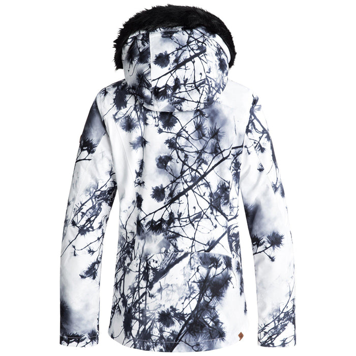 Roxy Jet Ski Premium Jacket - Women's Bright White - Pine Sky