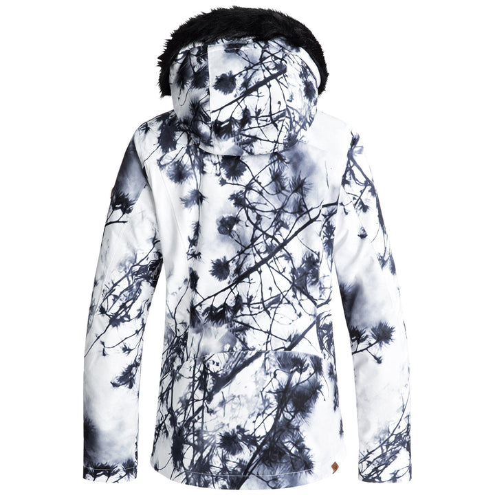 Roxy Jet Ski Premium Jacket - Women's Bright White - Pine Sky