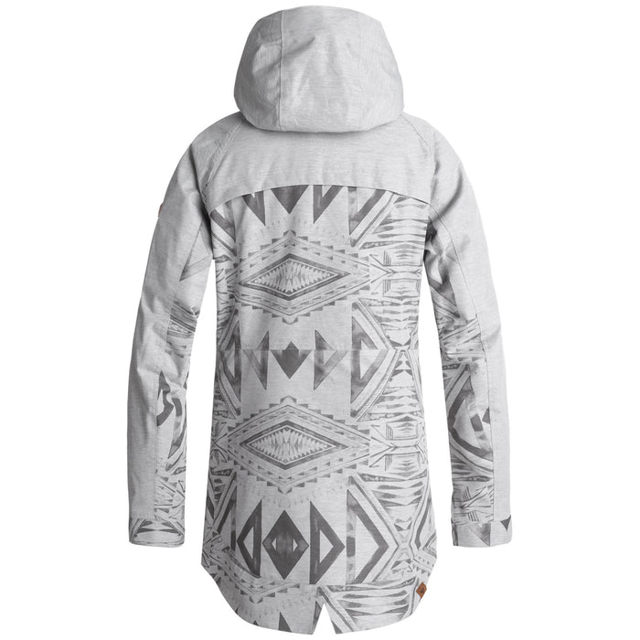 Roxy Tribe Jacket - Women's Warm Heather Grey - Matador Jacquard