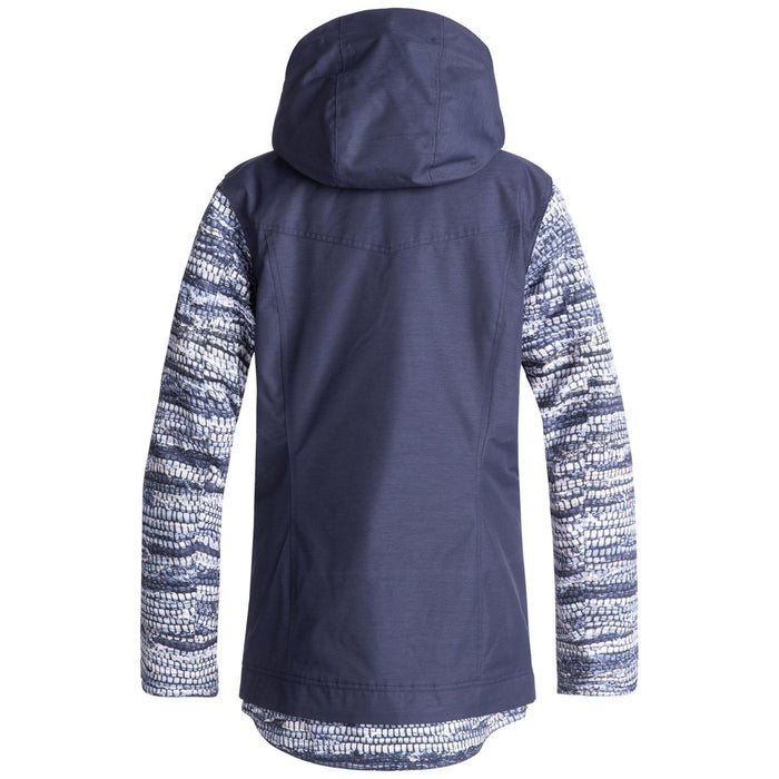Roxy Ceder Jacket - Women's Crown Bue - Denim Stripes