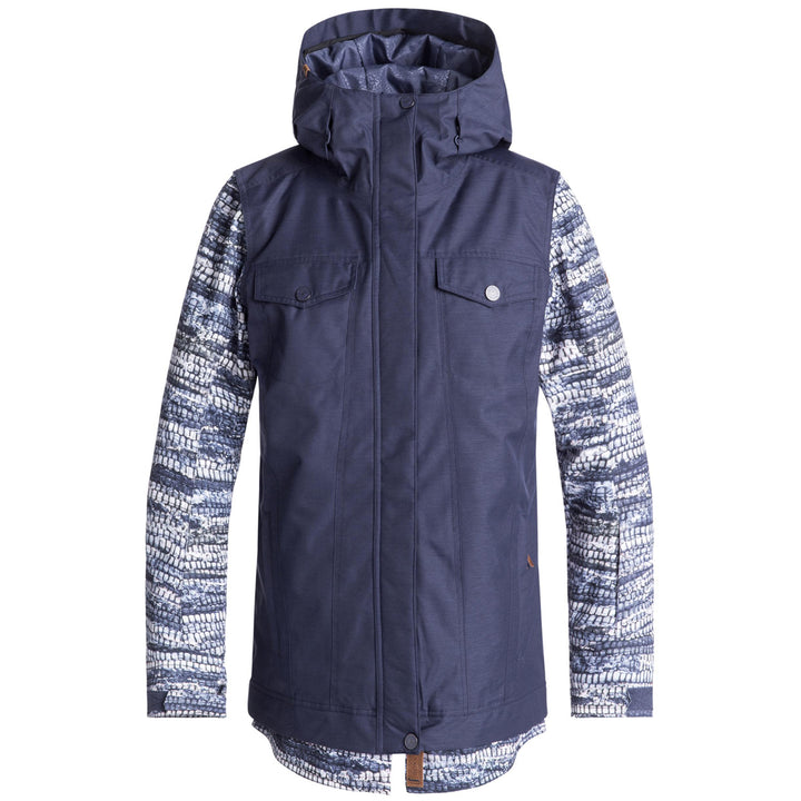 Roxy Ceder Jacket - Women's Crown Bue - Denim Stripes